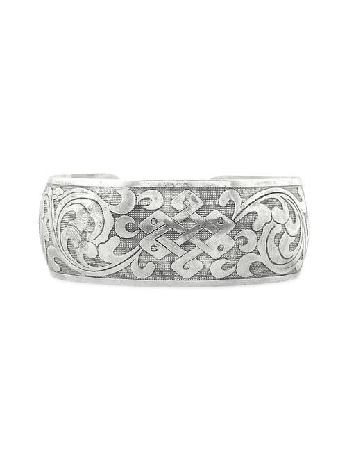 white silver plated bracelet - 12190023 - Very Small Image - 1