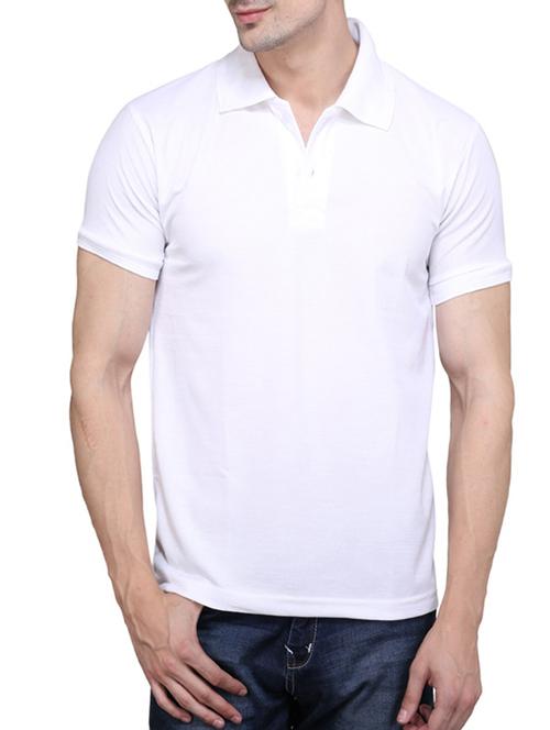solid white cotton t-shirt - 12203197 - Very Small Image - 1