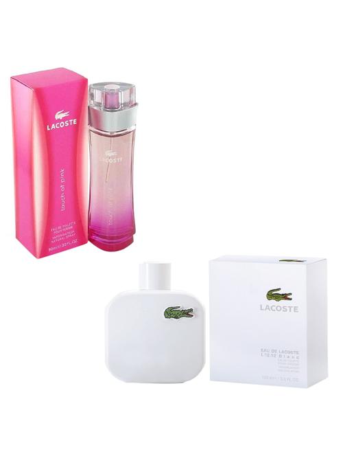combo of lacoste men + women perfume - 12211392 - Very Small Image - 1
