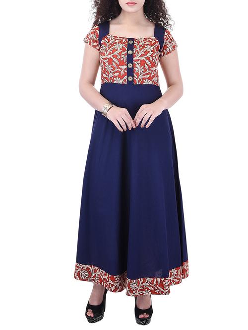 flared printed kurta - 12211878 - Very Small Image - 1