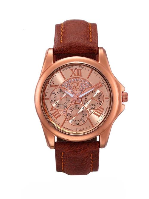 rico sordi round dial  leatherette  watch - 12212360 - Very Small Image - 1