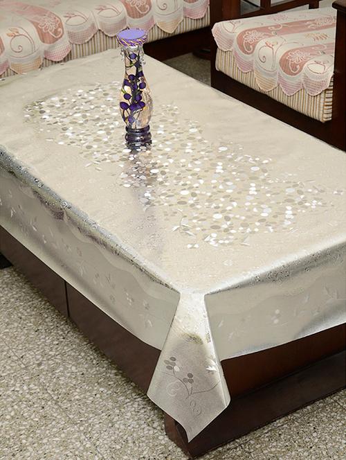silver aloft 4 seater pvc embossed table cover - 12213663 - Very Small Image - 1
