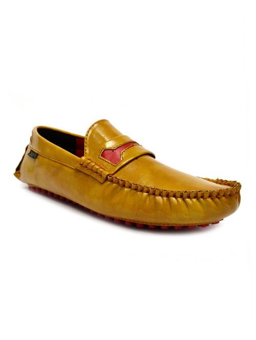 tan synthetic slip on loafers - 12220841 - Very Small Image - 1