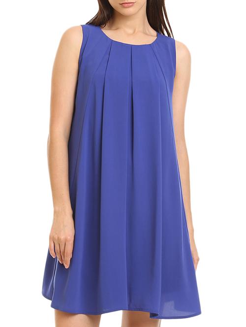 solid dark blue dress - 12220952 - Very Small Image - 1