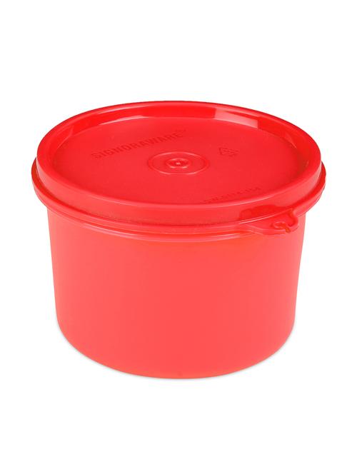 red plastic airtight container - 1222813 - Very Small Image - 1