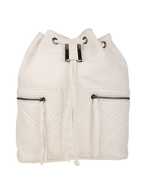 white leatherette backpack - 12240044 - Very Small Image - 1