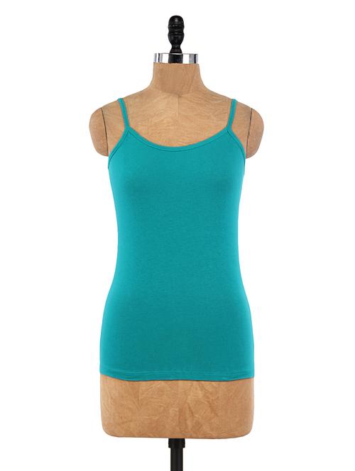 teal blue cotton camisole  - 1224169 - Very Small Image - 1