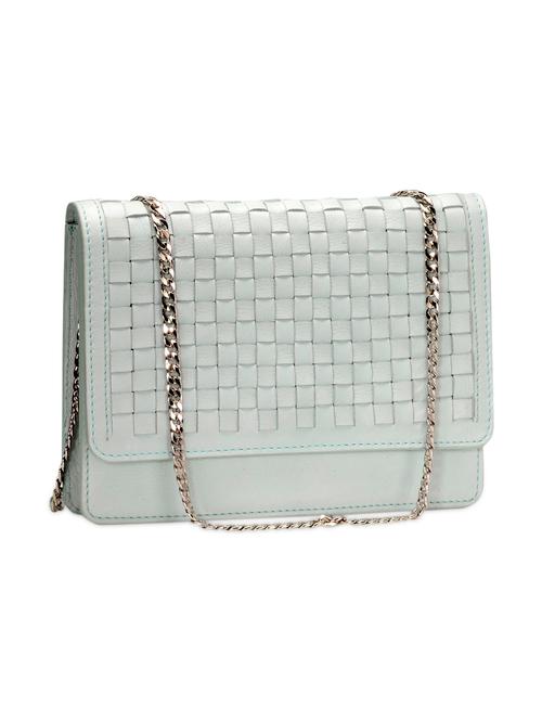 blue leather clutch - 12243642 - Very Small Image - 1