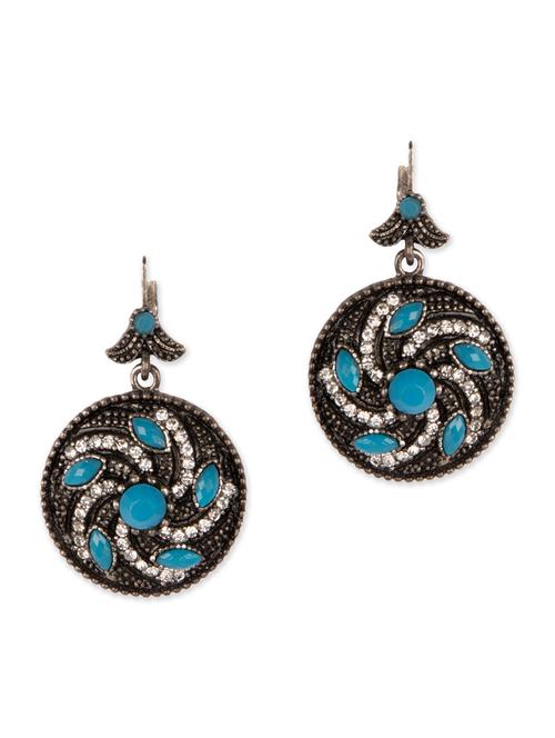 Diva Walk blue drop earrings - 12244479 - Very Small Image - 1