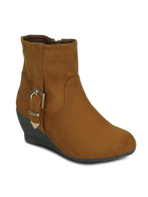 brown suede ankle boot - 12244701 - Very Small Image - 1