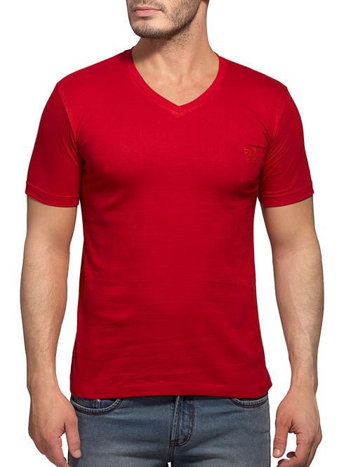 red cotton tshirt - 12247276 - Very Small Image - 1