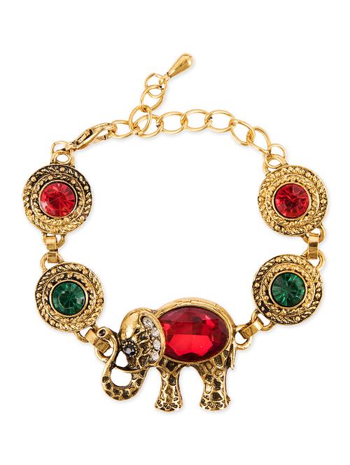 Diva Walk red alloy  bracelet - 12247624 - Very Small Image - 1