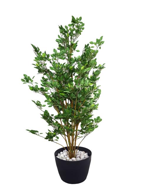 Fourwalls  150 cm tall decorative artificial Pear plant without pot - 12248659 - Very Small Image - 1
