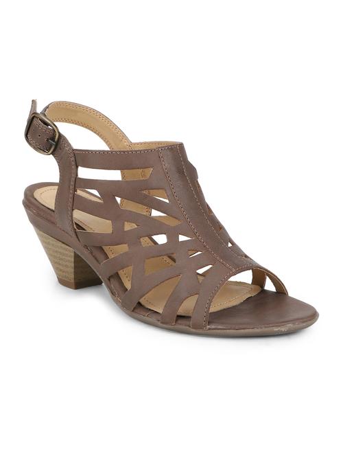 brown synthetic  sandal - 12250231 - Very Small Image - 1