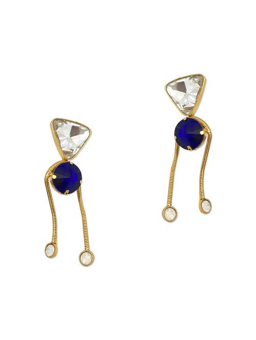 multi colored brass earring - 12250800 - Very Small Image - 1