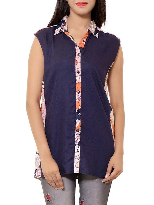 contrast detail blue shirt  - 12252311 - Very Small Image - 1