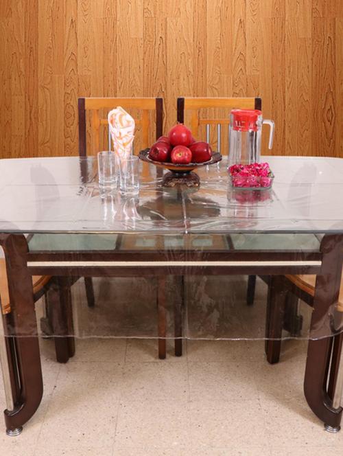 azalea clear 8 seater table cover ,pack of 1 - 12253463 - Very Small Image - 1