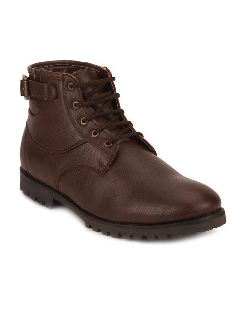 brown lace up ankle boot - 12262422 - Very Small Image - 1
