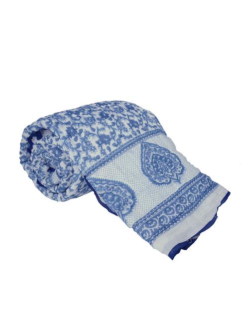 blue single bed winter quilt - 12263361 - Very Small Image - 1