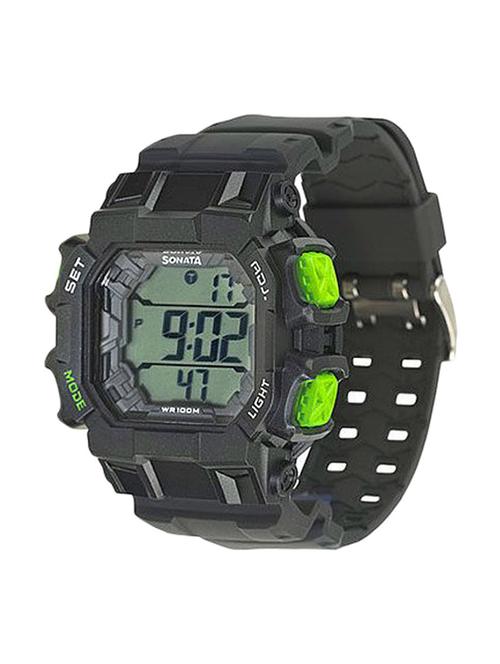 silicone strap digital watch -(77025pp01) - 12263852 - Very Small Image - 1