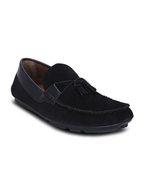 black suede slip on loafer - 12266187 - Very Small Image - 1