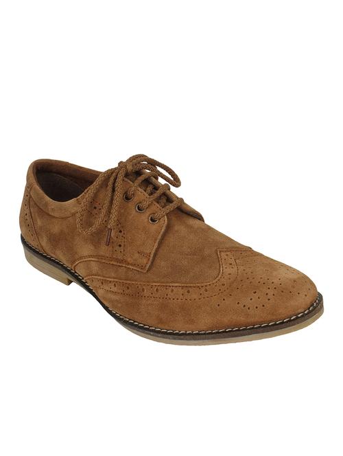 brown suede brouges - 12267155 - Very Small Image - 1