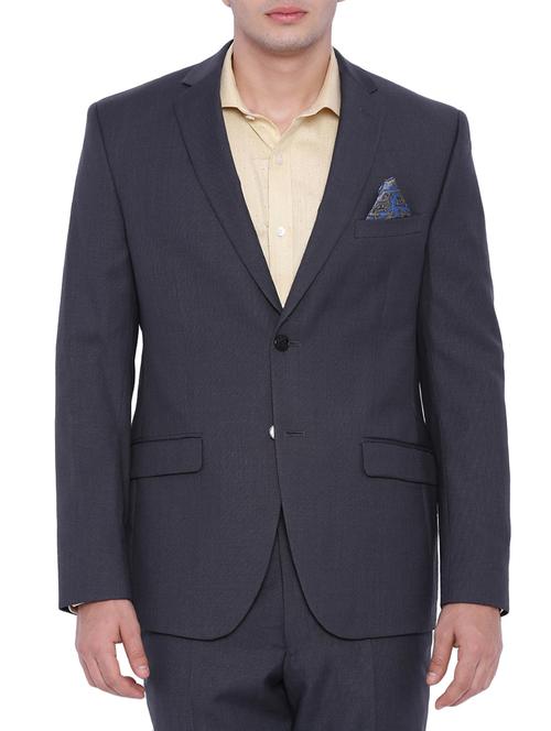 grey wool formal blazer - 12268441 - Very Small Image - 1