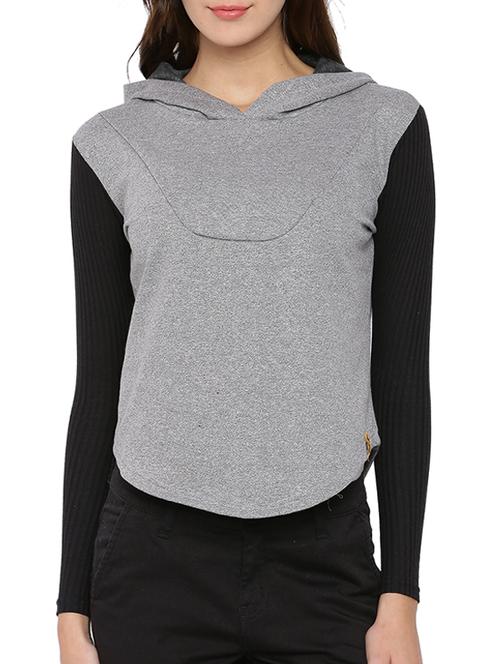women's color block sweatshirt - 12269353 - Very Small Image - 1