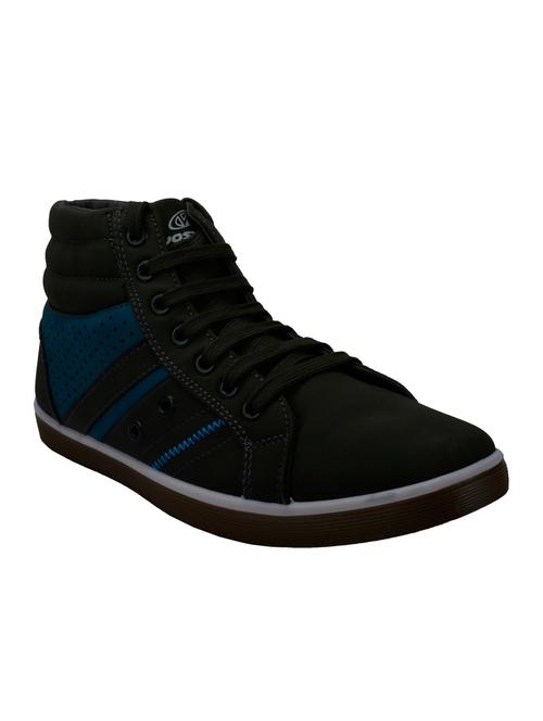 green leatherette  lace up sneakers - 12272554 - Very Small Image - 1