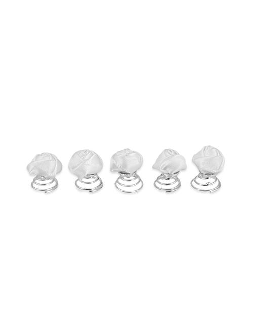 white metal hair pin - 12272604 - Very Small Image - 1