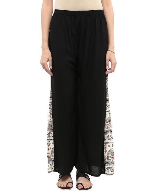 black rayon palazzo - 12272998 - Very Small Image - 1