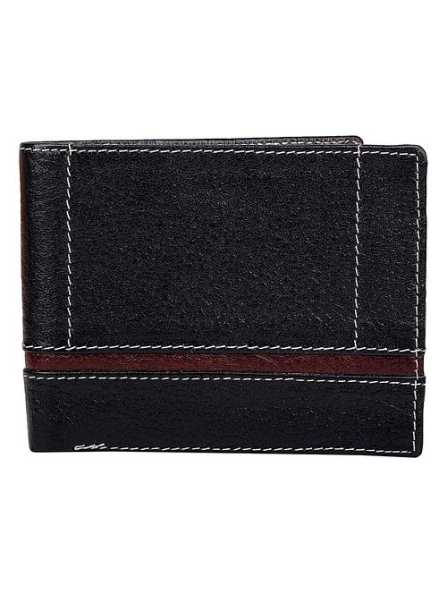 black & brown leather wallet - 12274197 - Very Small Image - 1