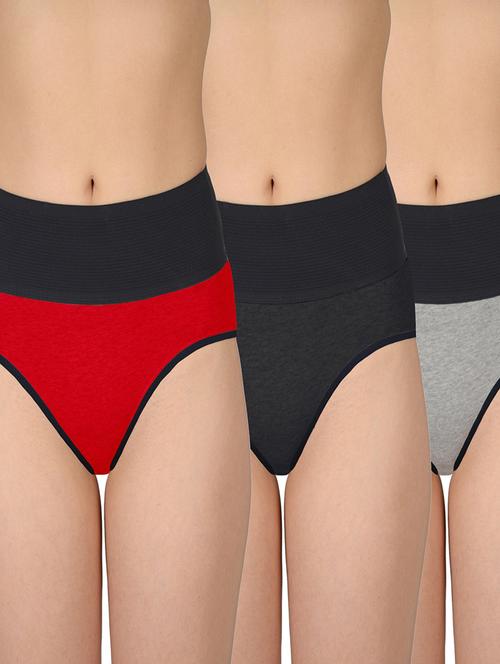 multi colored cotton hipster panty - 12276147 - Very Small Image - 1