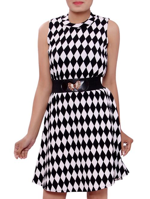 black printed cotton dress - 12277784 - Very Small Image - 1