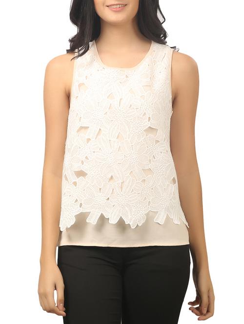 women's tank top round neck top - 12278030 - Very Small Image - 1