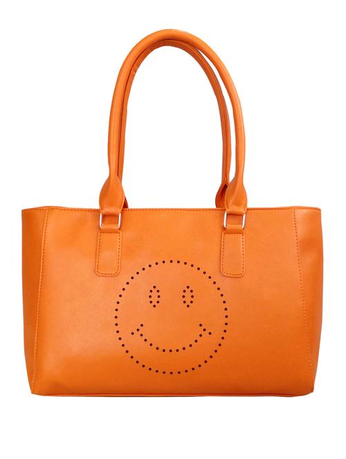 yellow smiley printed leatherette shoulder bag - 1228236 - Very Small Image - 1