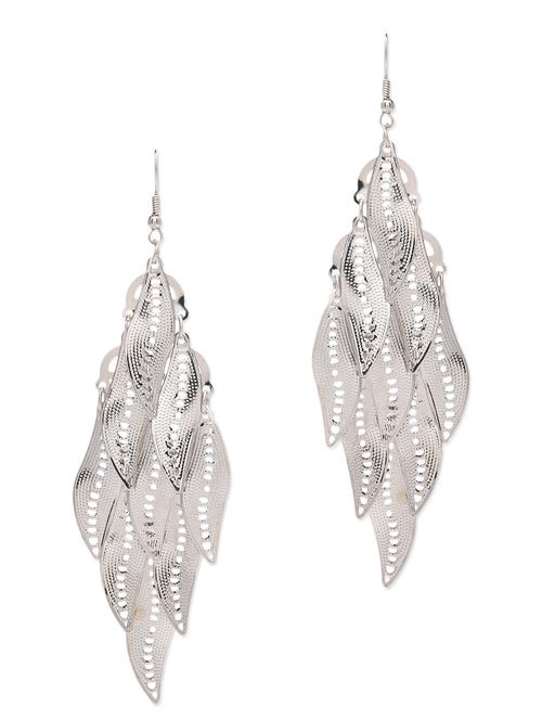 silver metallic earrings - 1228983 - Very Small Image - 1