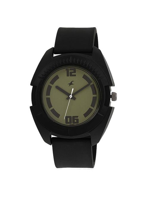 fastrack casual analog military green dial men's watch - 3116pp04 - 12293508 - Very Small Image - 1