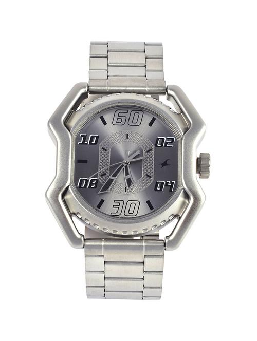 fastrack analog silver dial men's watch - 3112sm01 - 12293509 - Very Small Image - 1
