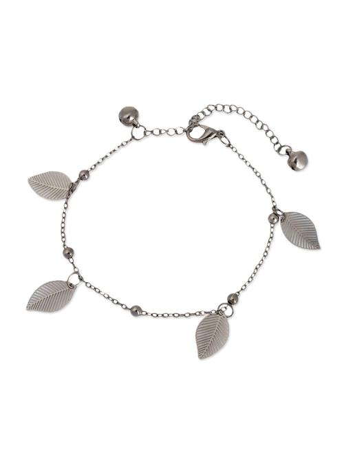 black metal anklet - 12294007 - Very Small Image - 1