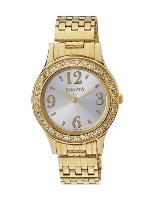 sonata analog multi-colour dial women's watch - 8123ym01 - 12295893 - Very Small Image - 1