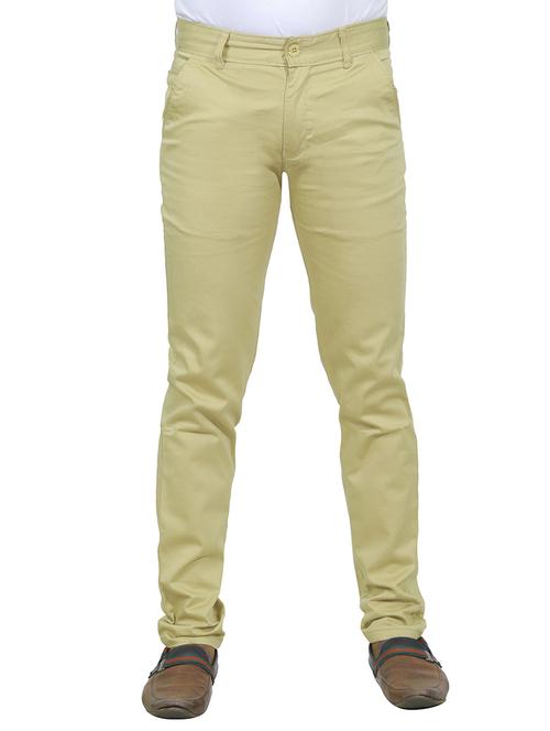 beige satin chinos casual trousers - 12299249 - Very Small Image - 1