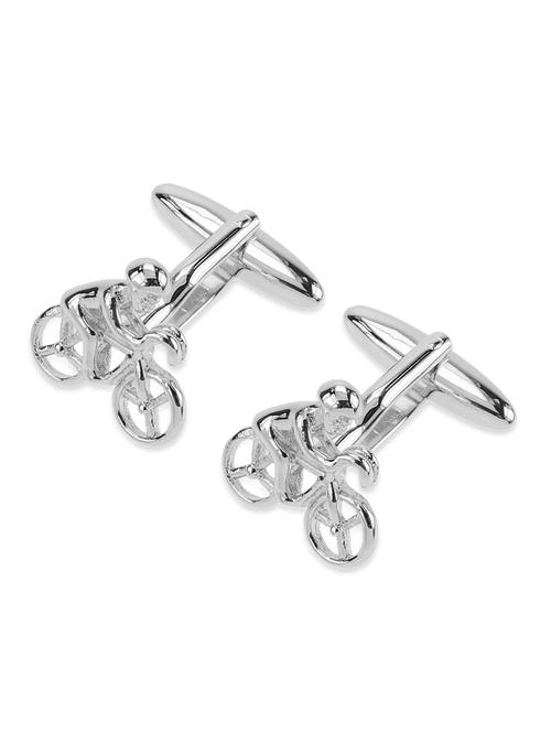silver metal alloy cuff links - 12302640 - Very Small Image - 1