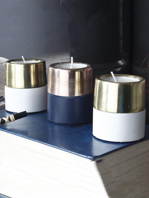 anasa set of 3 tealight candle holder - 12311318 - Very Small Image - 1