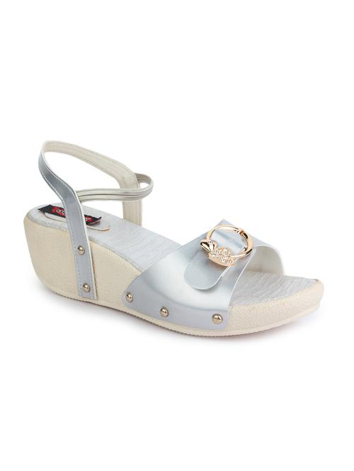 silver synthetic wedge - 12312253 - Very Small Image - 1