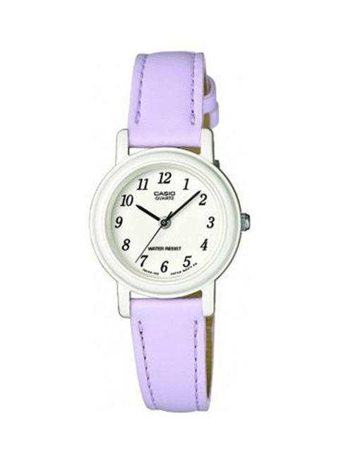 casio lq139l-6bef lilac analog leather watch - 12314056 - Very Small Image - 1