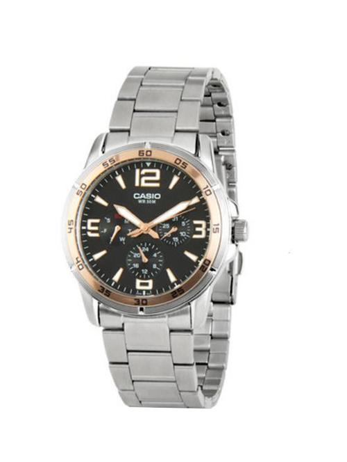 Casio Enticer MTP-1299D-1AVDF Analog Steel Watch - 12314099 - Very Small Image - 1