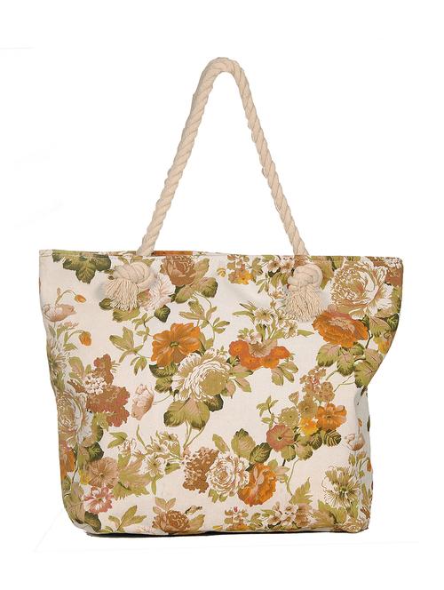 multi floral printed leatherette tote - 12320217 - Very Small Image - 1