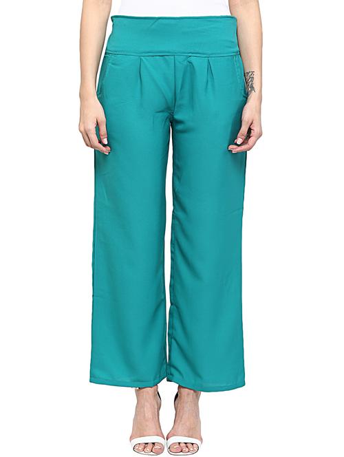 high rise pleated  palazzo - 12322325 - Very Small Image - 1