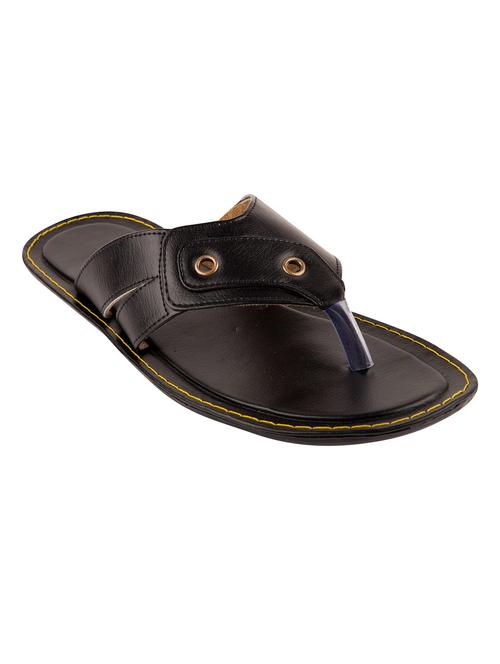 black tpr slip on slippers - 12328376 - Very Small Image - 1